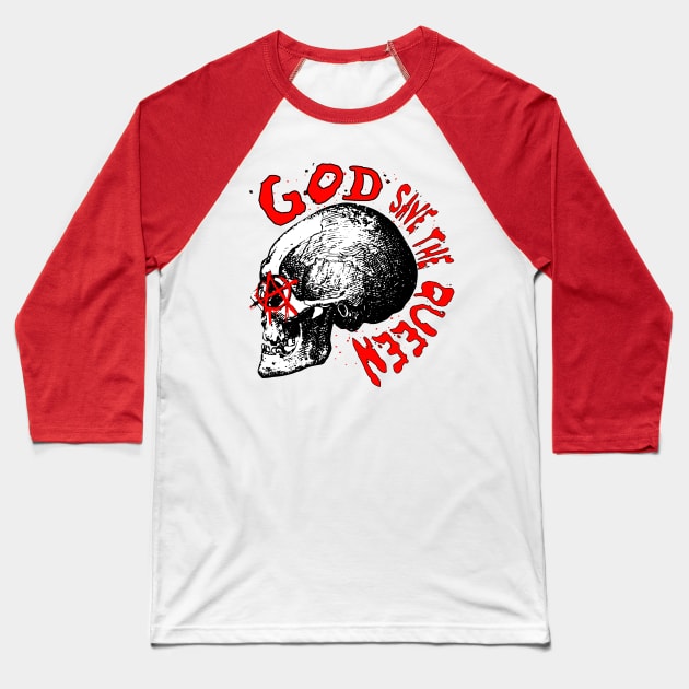 PUNK - God Save the Queen Baseball T-Shirt by ryanmpete